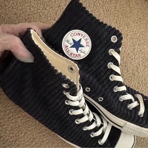 Converse Black and White and High-Top Sneakers